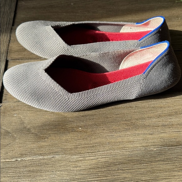 Rothy's Gray Slip-On Flats Round Toe Size 8.5 - Picture 3 of 11